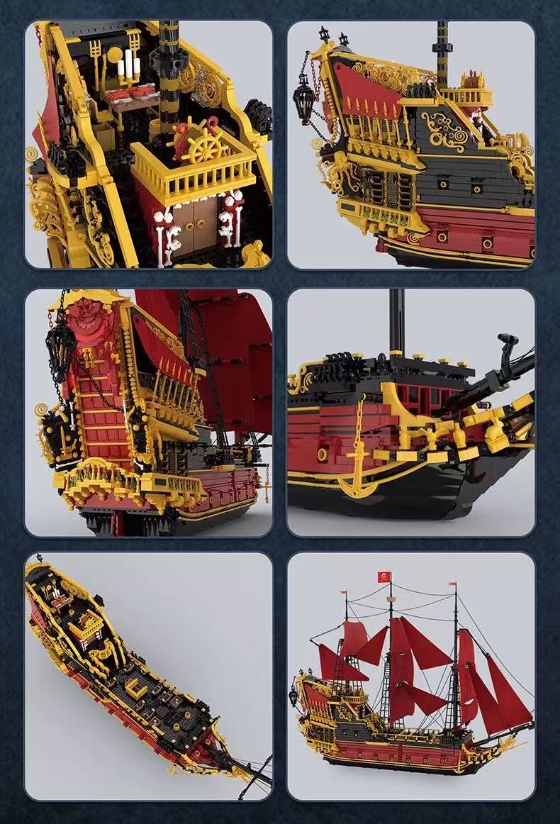 Reobrix 66049 Revenge Sailing Ship - YWOBB