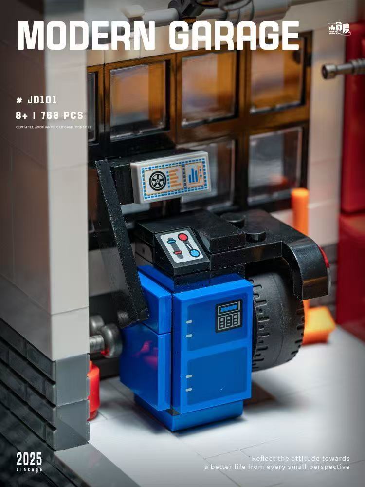 Small Angle JD101 Modern Garage - YWOBB