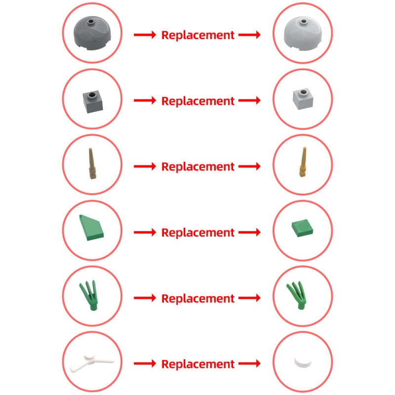 GOBRICKS MOC 208889 Vatican City - YWOBB