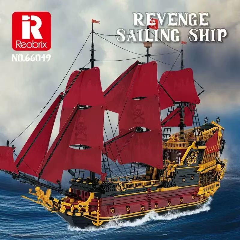 Reobrix 66049 Revenge Sailing Ship - YWOBB