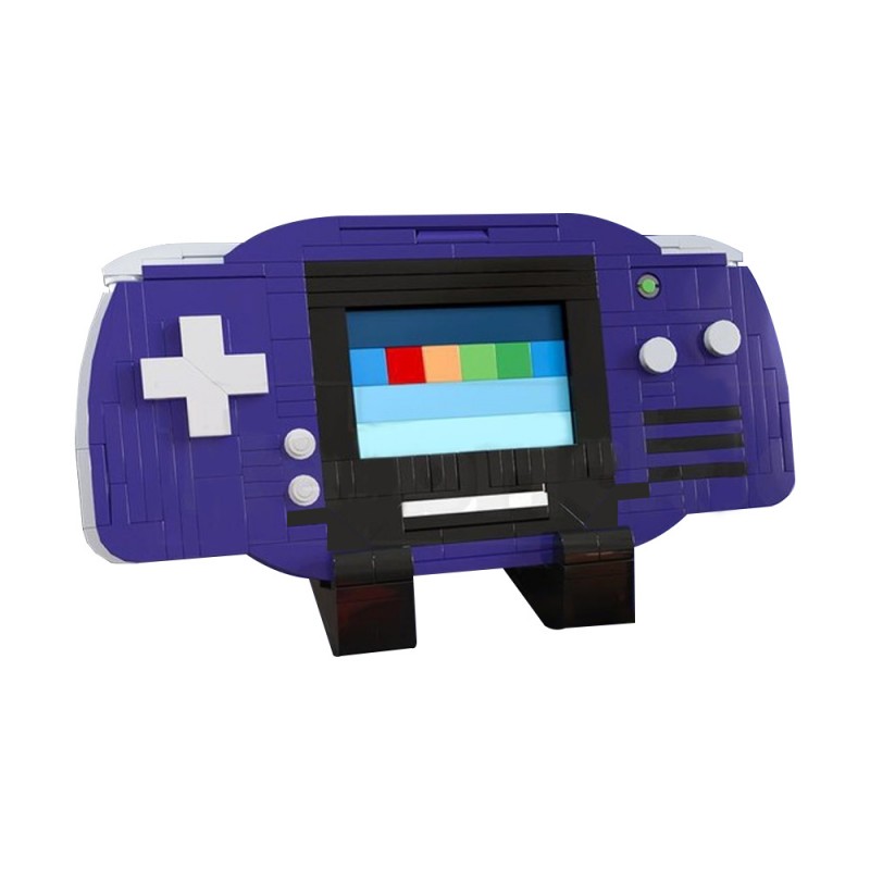 GOBRICKS MOC 208861 Nintendo Game Boy Advance — Indigo - YWOBB