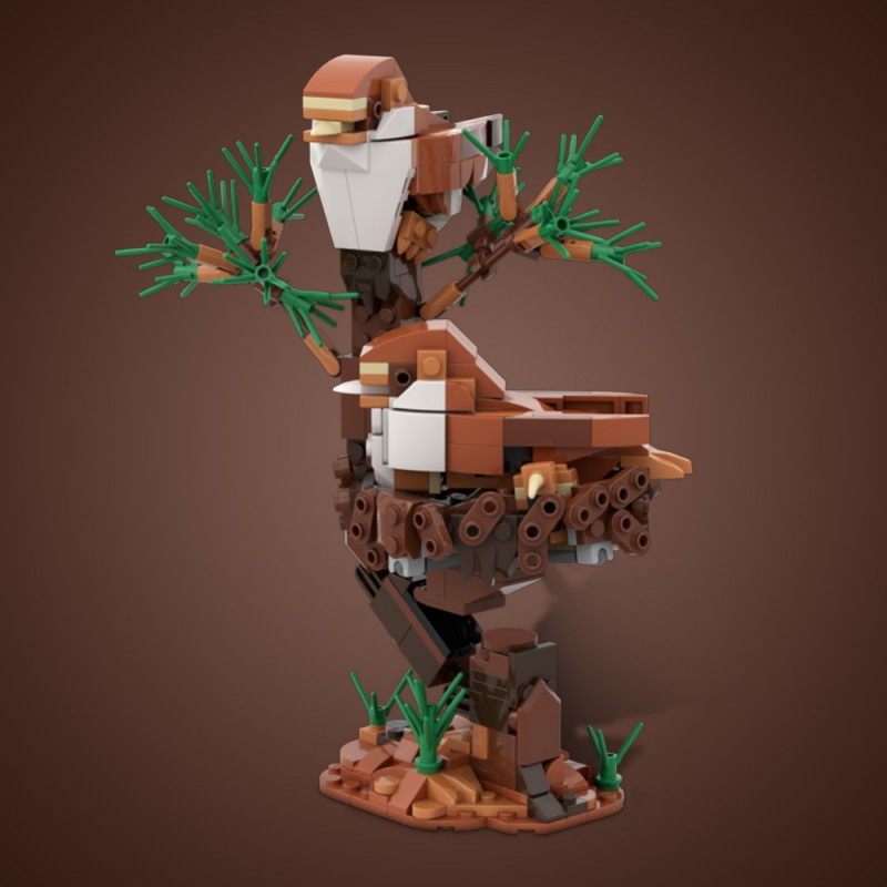 GOBRICKS MOC 209245 Two little birds - YWOBB