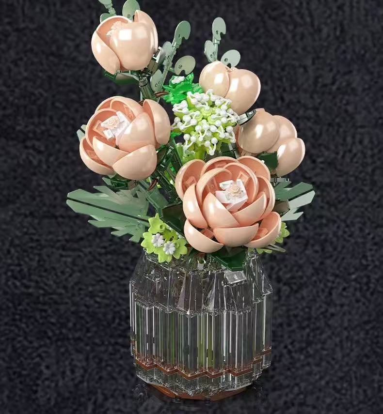 Mould King 24109 White Rose - YWOBB