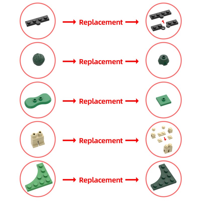 GOBRICKS MOC 208889 Vatican City - YWOBB