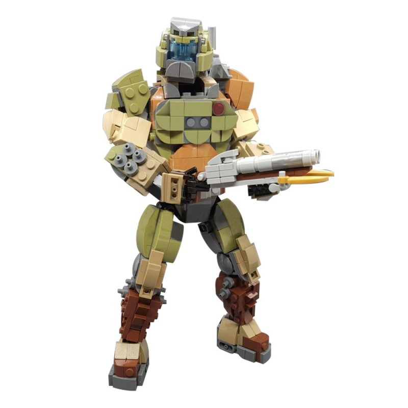GOBRICKS MOC 211688 The Doom Slayer - YWOBB