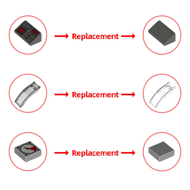 GOBRICKS MOC 207735 Chibi Razor Crest - YWOBB