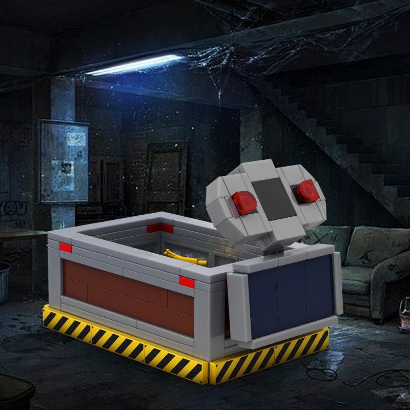 GOBRICKS MOC A1993 Repo Haunted Company - Trolley - YWOBB