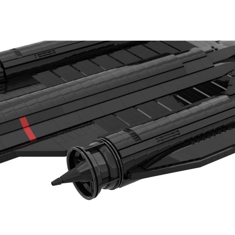 GOBRICKS MOC 206128 SR-71 Blackbird - YWOBB