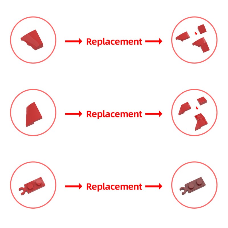 GOBRICKS MOC 205030 Modular Warhammer 40K Space Marine Blood Raven - YWOBB