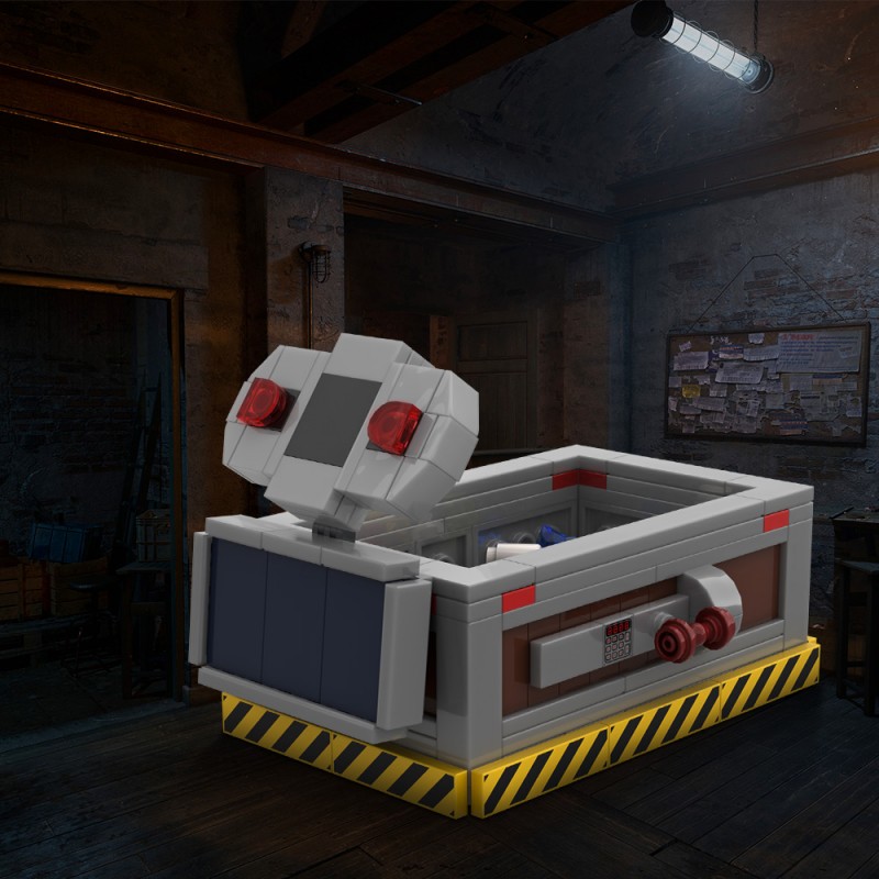 GOBRICKS MOC A1993 Repo Haunted Company - Trolley - YWOBB