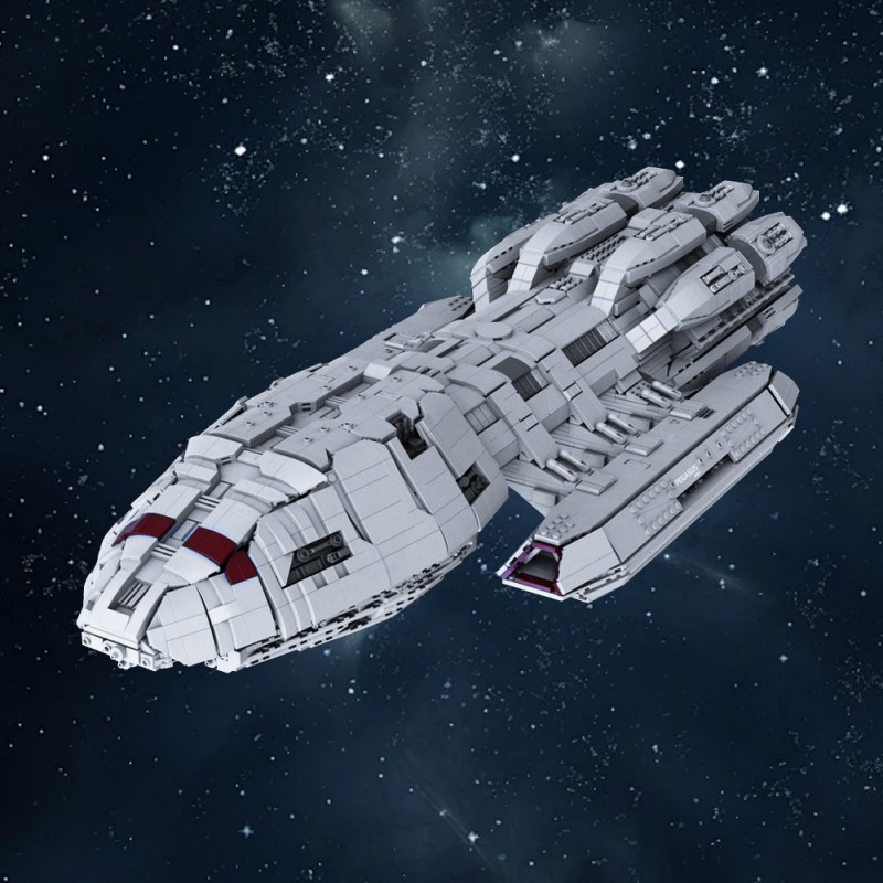 GOBRICKS MOC 217809 Battlestar Pegasus - UCS Scale - YWOBB