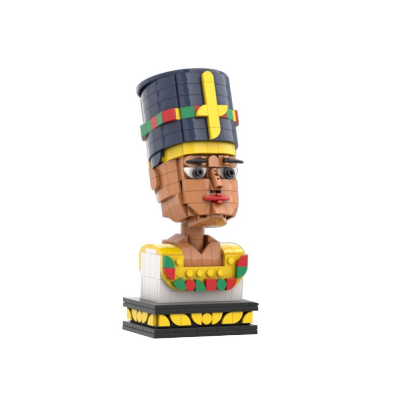 GOBRICKS MOC 168052 Nefertiti Egypt queen - YWOBB