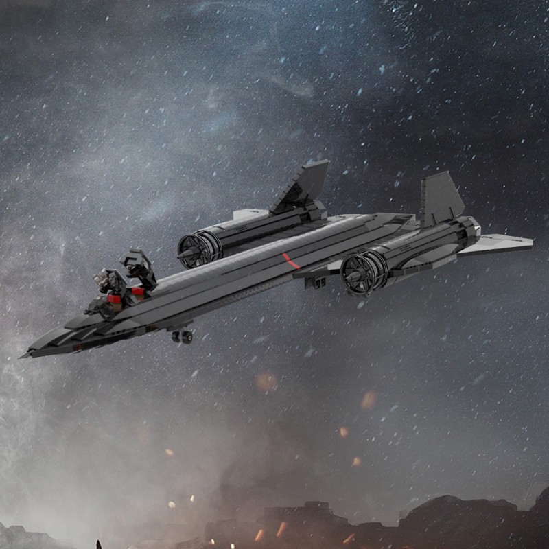 GOBRICKS MOC 206128 SR-71 Blackbird - YWOBB