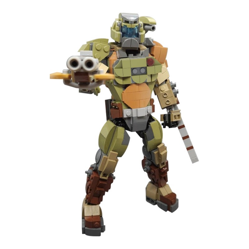 GOBRICKS MOC 211688 The Doom Slayer - YWOBB