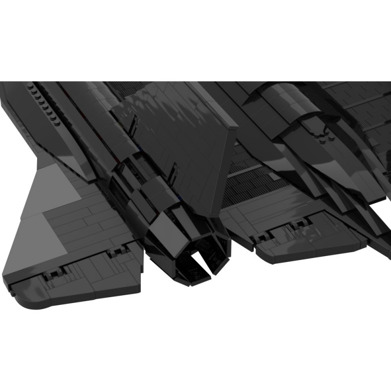 GOBRICKS MOC 206128 SR-71 Blackbird - YWOBB