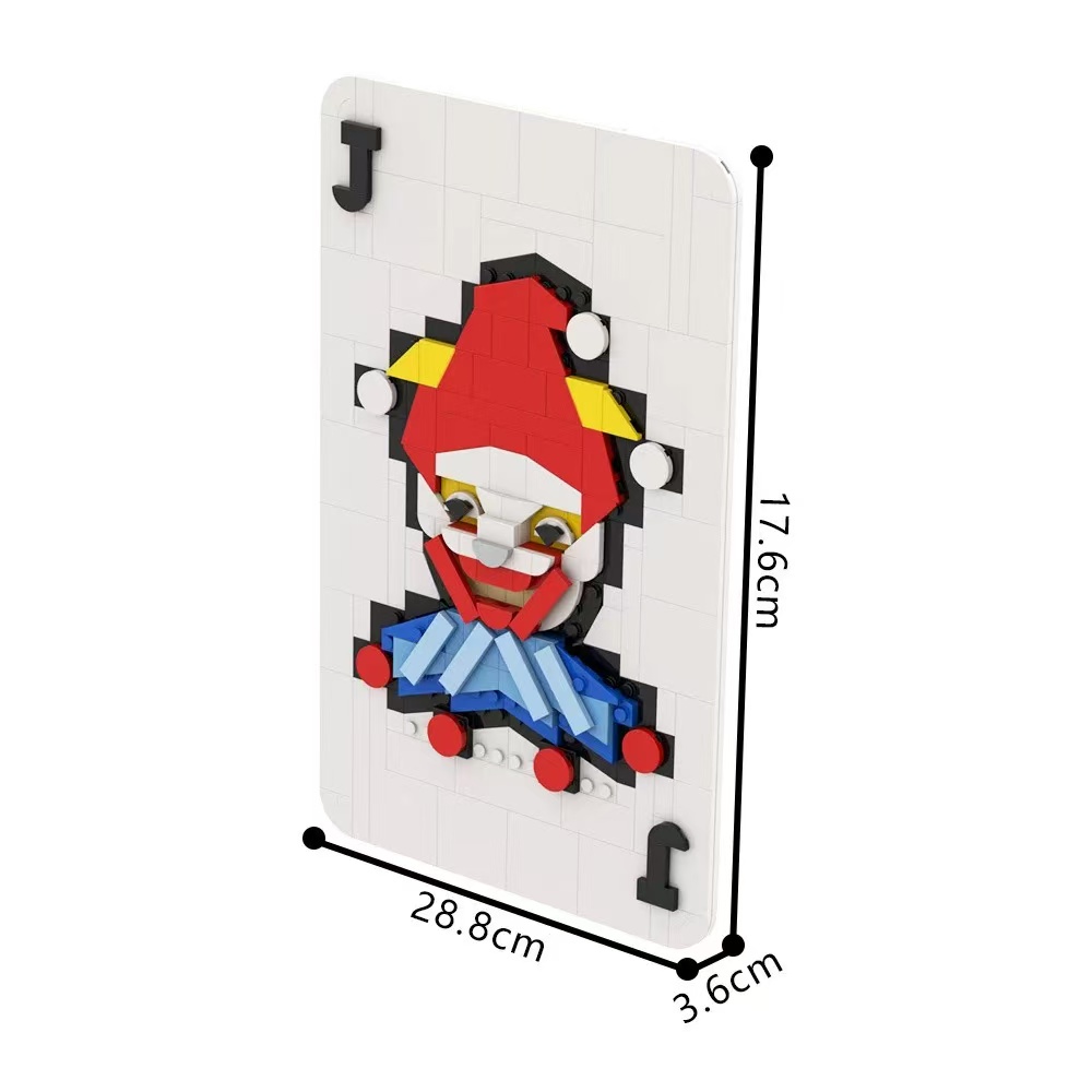 GOBRICKS MOC A2240 Joker Card - YWOBB