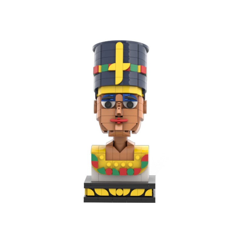 GOBRICKS MOC 168052 Nefertiti Egypt queen - YWOBB