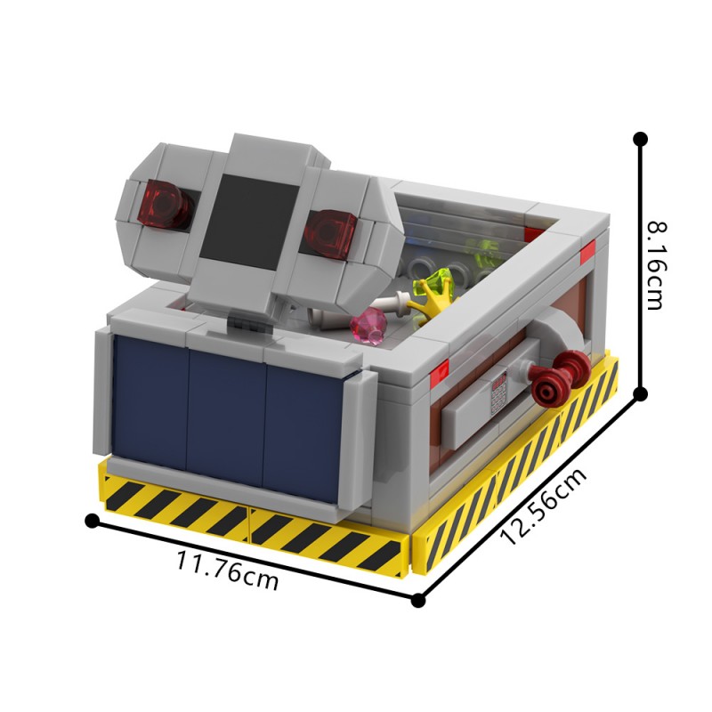 GOBRICKS MOC A1993 Repo Haunted Company - Trolley - YWOBB