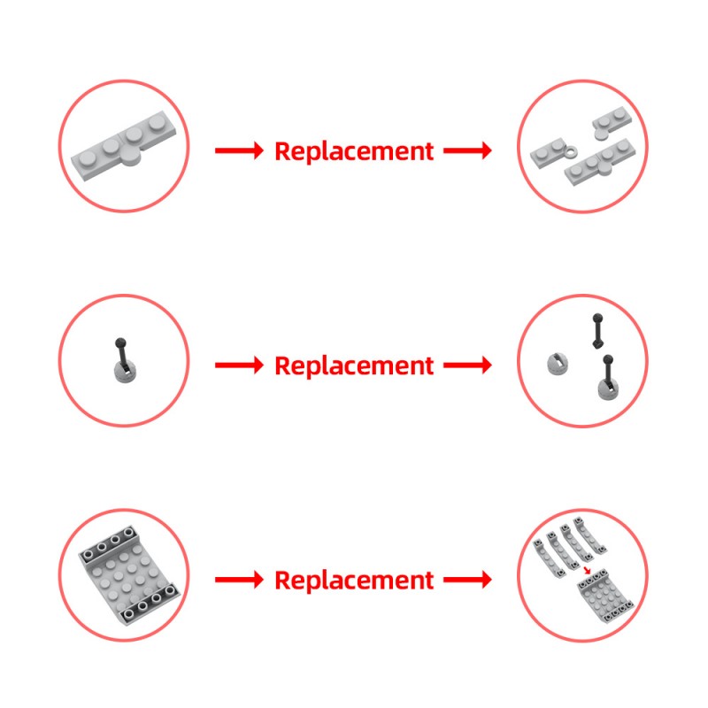 GOBRICKS MOC 205398 DDG 51 Arleigh Burke - Flight I version - YWOBB