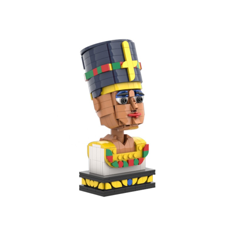 GOBRICKS MOC 168052 Nefertiti Egypt queen - YWOBB