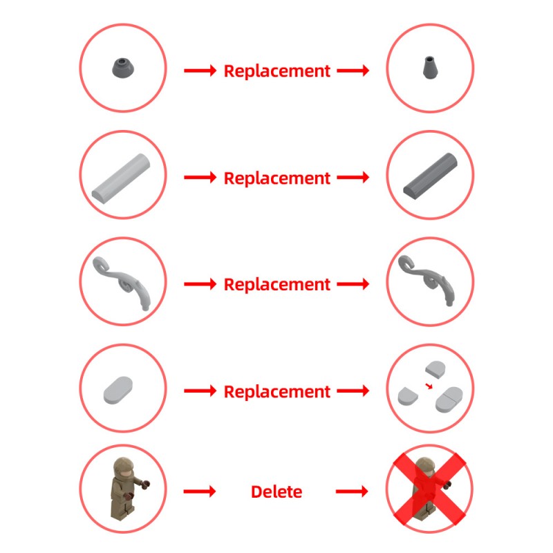 GOBRICKS MOC 146619 Elden Ring - Hero's Grave - YWOBB