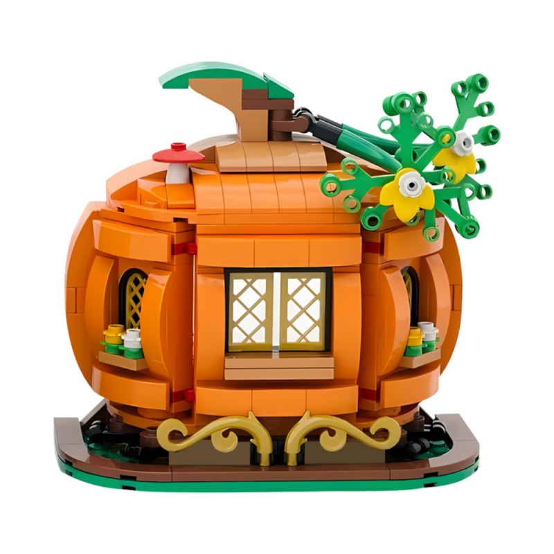 GOBRICKS MOC 205267 Pumpkin Cottage - YWOBB
