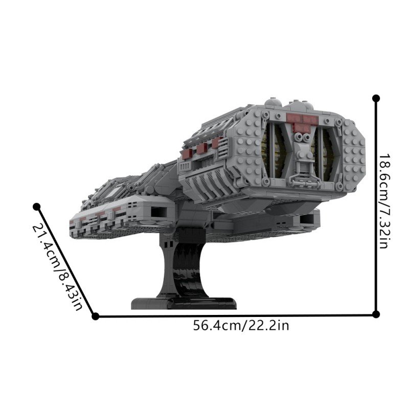 GOBRICKS MOC 154698 Battlestar Galactica - YWOBB