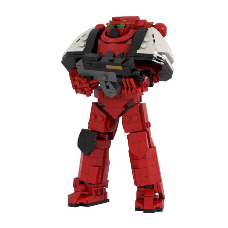 GOBRICKS MOC 205030 Modular Warhammer 40K Space Marine Blood Raven - YWOBB