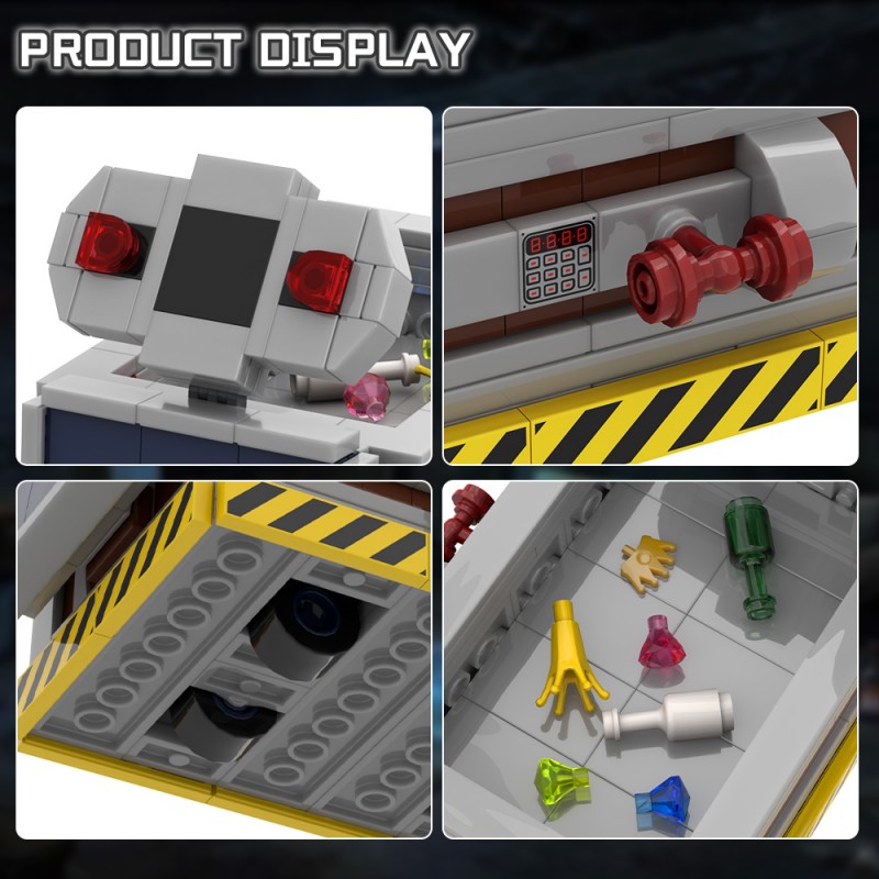 GOBRICKS MOC A1993 Repo Haunted Company - Trolley - YWOBB