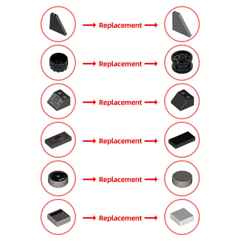 GOBRICKS MOC 206128 SR-71 Blackbird - YWOBB