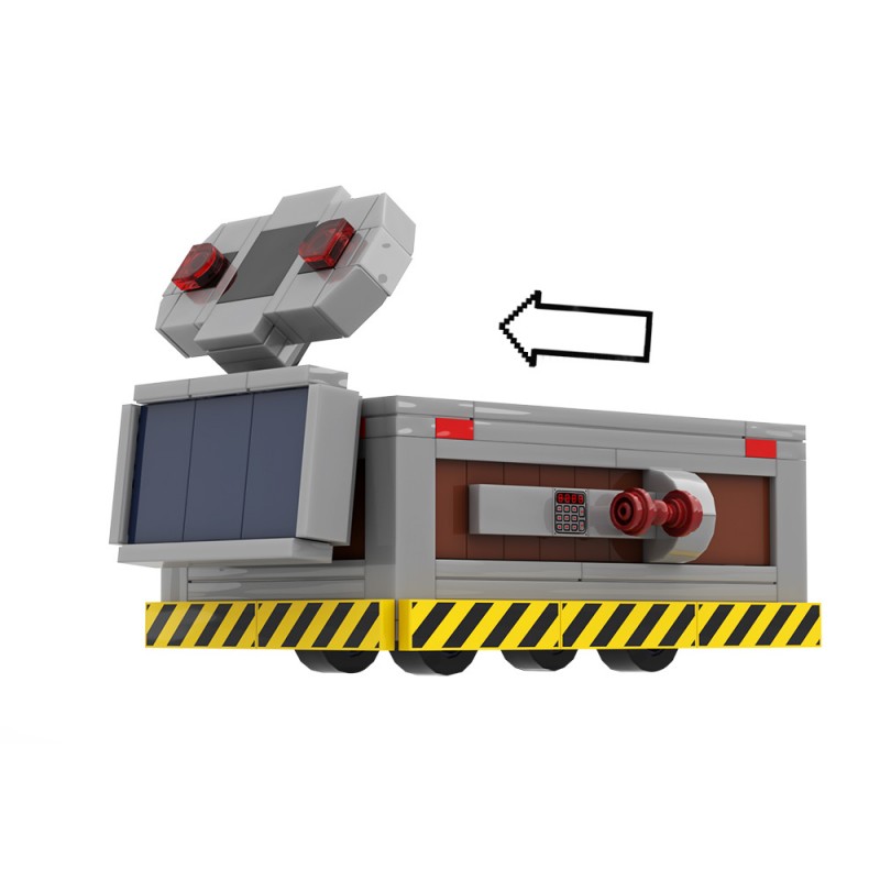 GOBRICKS MOC A1993 Repo Haunted Company - Trolley - YWOBB