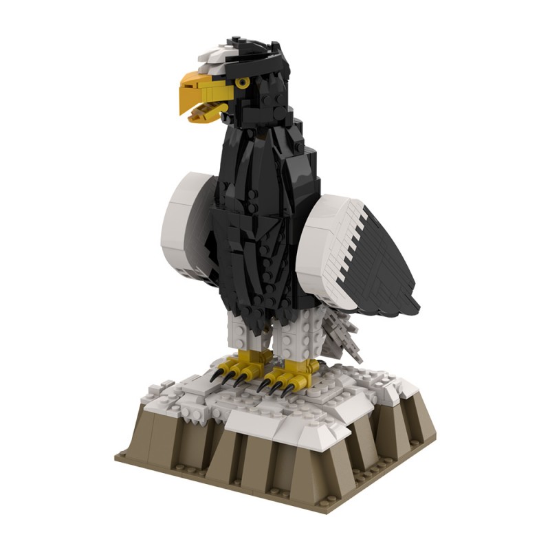 GOBRICKS MOC 211400 Steller's Sea Eagle - YWOBB