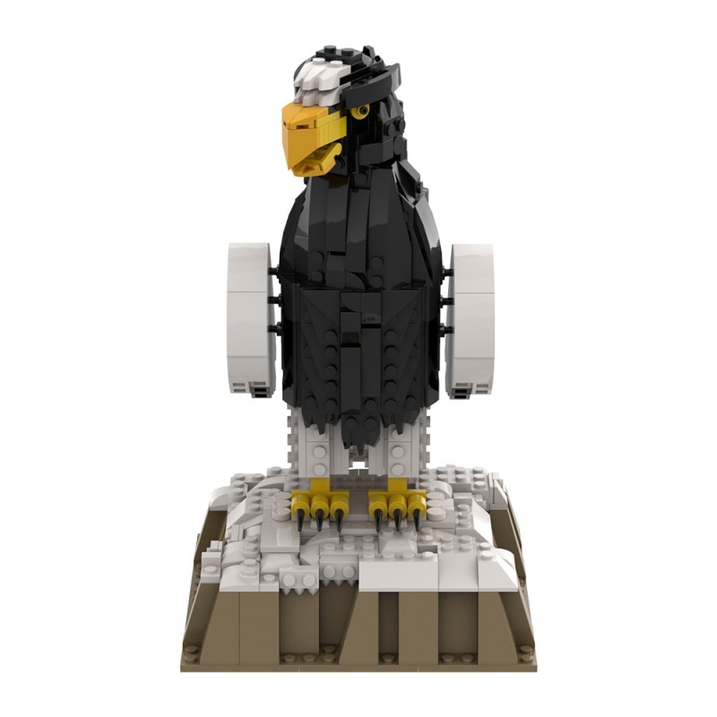 GOBRICKS MOC 211400 Steller's Sea Eagle - YWOBB