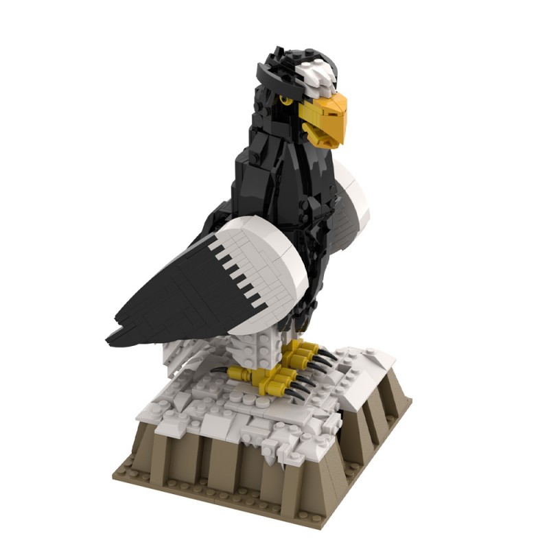 GOBRICKS MOC 211400 Steller's Sea Eagle - YWOBB