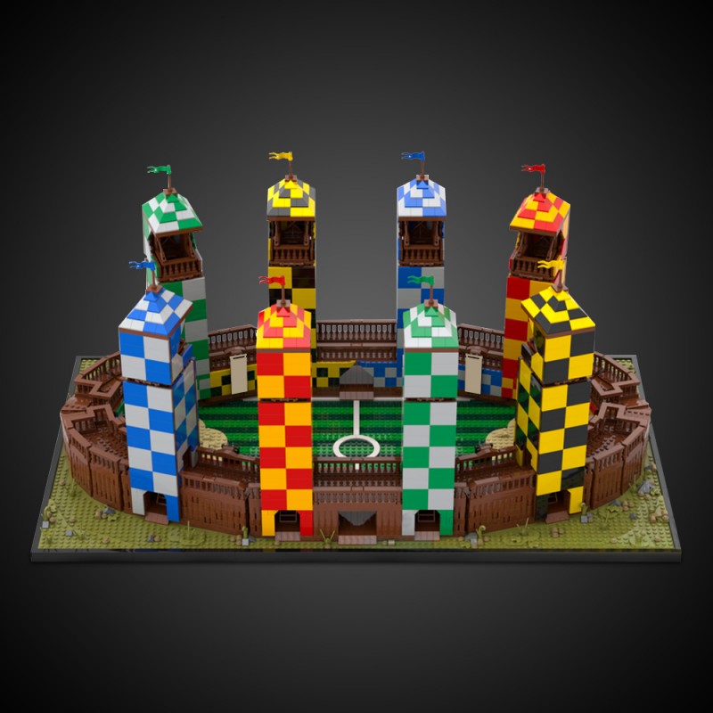 GOBRICKS MOC 210158 Wizarding Sport Stadium - YWOBB