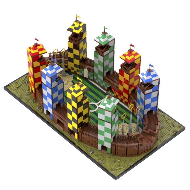 GOBRICKS MOC 210158 Wizarding Sport Stadium - YWOBB