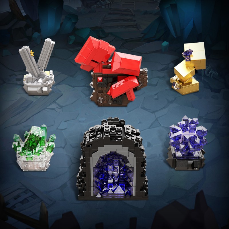 GOBRICKS MOC S0033 Crystal - YWOBB