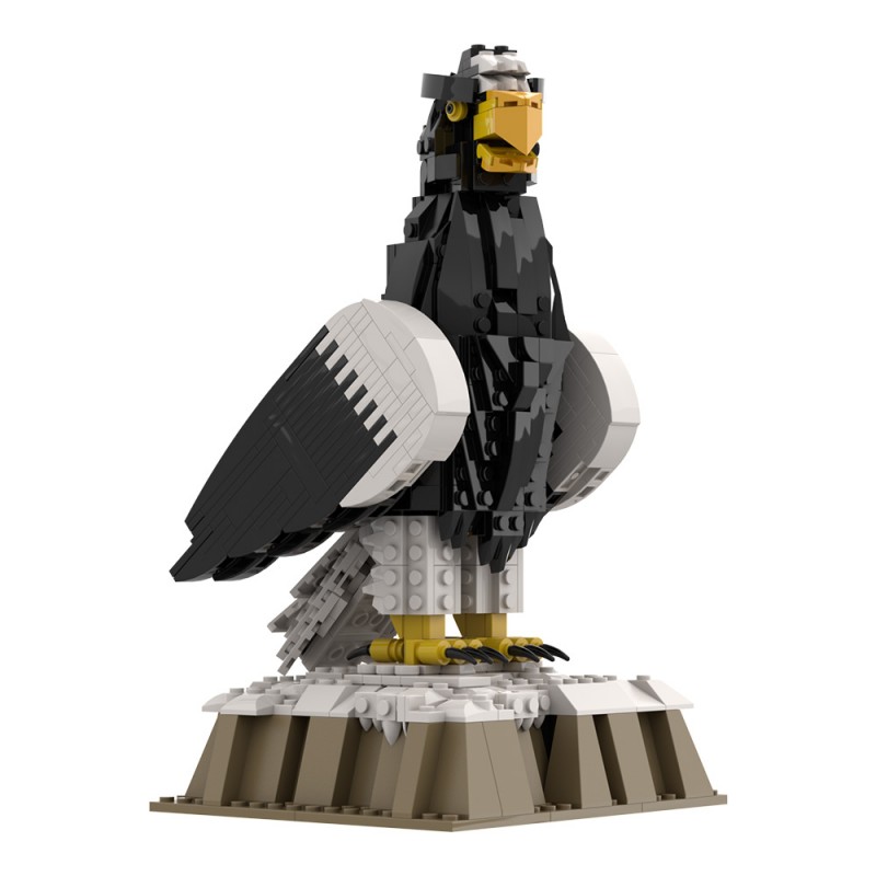 GOBRICKS MOC 211400 Steller's Sea Eagle - YWOBB