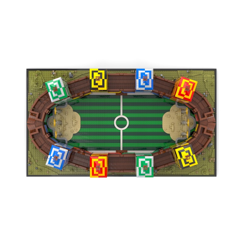 GOBRICKS MOC 210158 Wizarding Sport Stadium - YWOBB