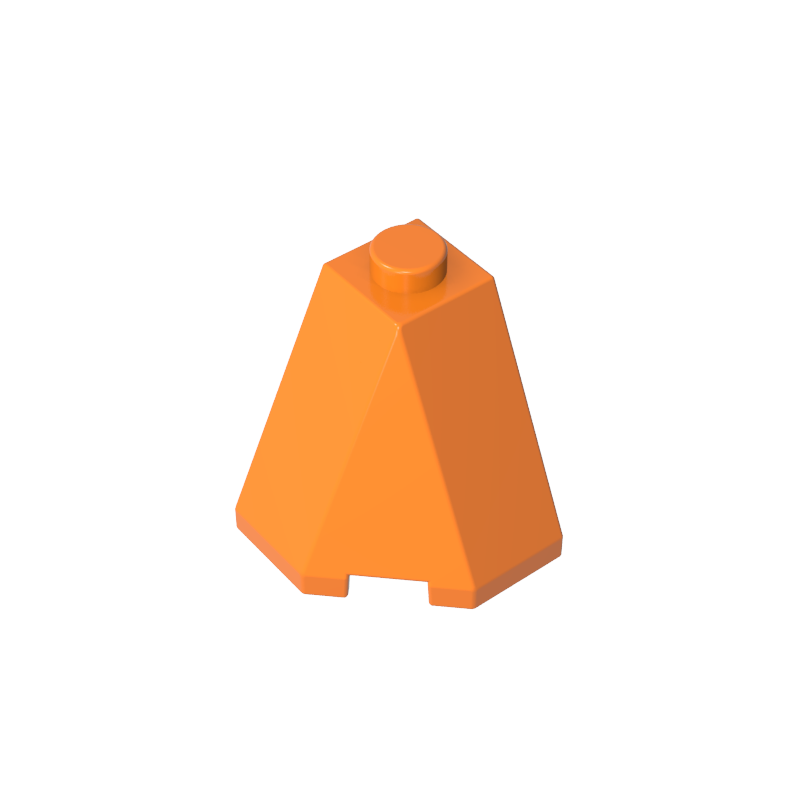 GOBRICKS GDS-90181 Wedge 2 x 2 x 2 Slope 65 Corner - YWOBB