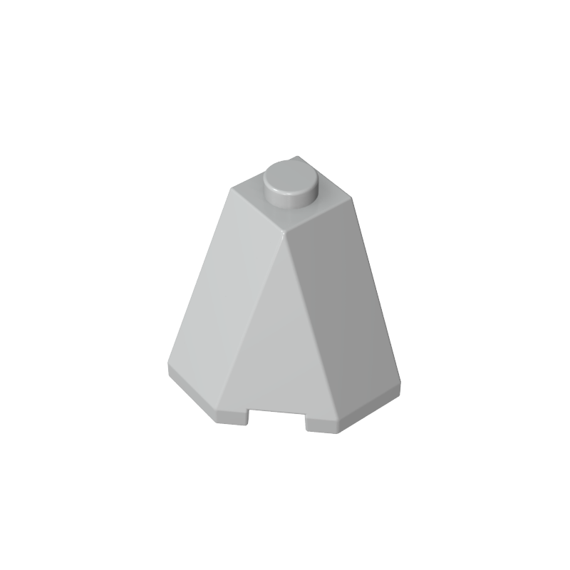 GOBRICKS GDS-90181 Wedge 2 x 2 x 2 Slope 65 Corner - YWOBB