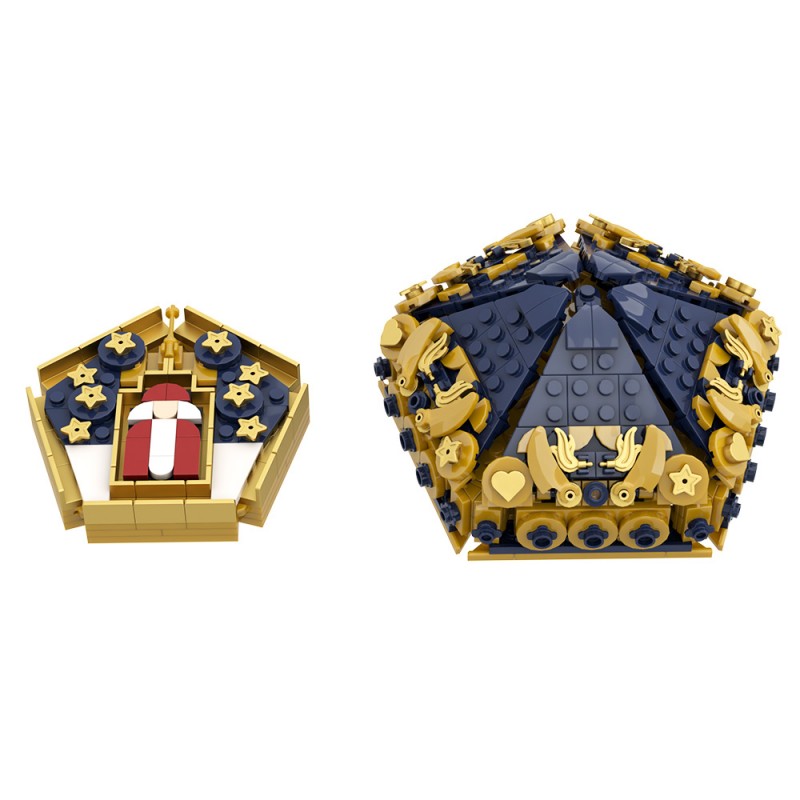 GOBRICKS MOC A2135Y01 Chocolate Frog card - YWOBB