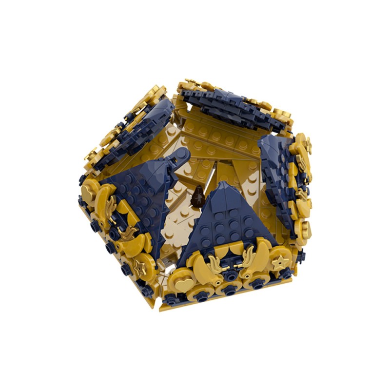 GOBRICKS MOC A2135Y01 Chocolate Frog card - YWOBB