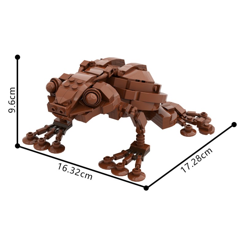 GOBRICKS MOC A2135Y02 Chocolate Frog - YWOBB