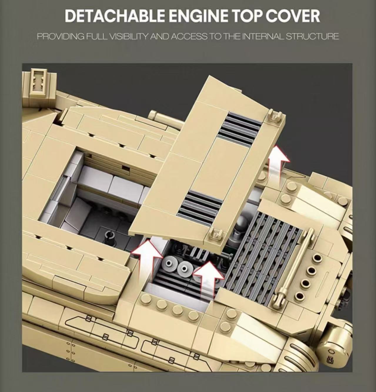 Reobrix 77036 1:28 60tp Main Battle Tank - YWOBB