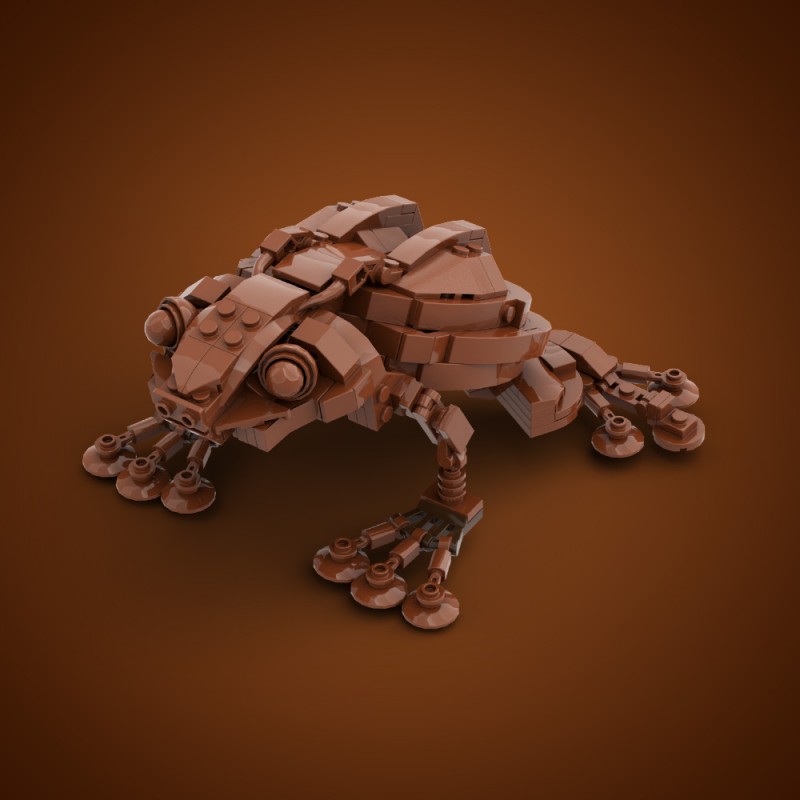 GOBRICKS MOC A2135Y02 Chocolate Frog - YWOBB
