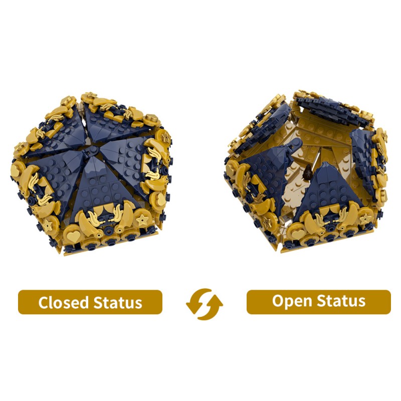 GOBRICKS MOC A2135Y01 Chocolate Frog card - YWOBB