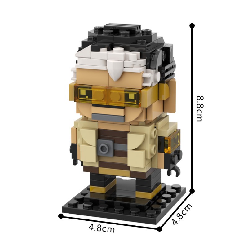 GOBRICKS MOC 207023 VALORANT Tejo Brickheadz - YWOBB