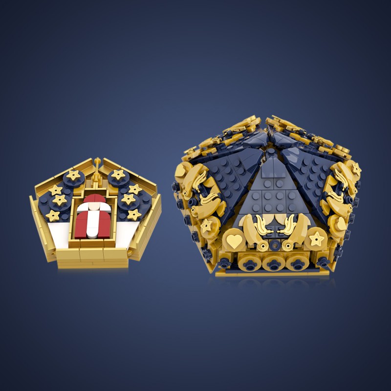 GOBRICKS MOC A2135Y01 Chocolate Frog card - YWOBB