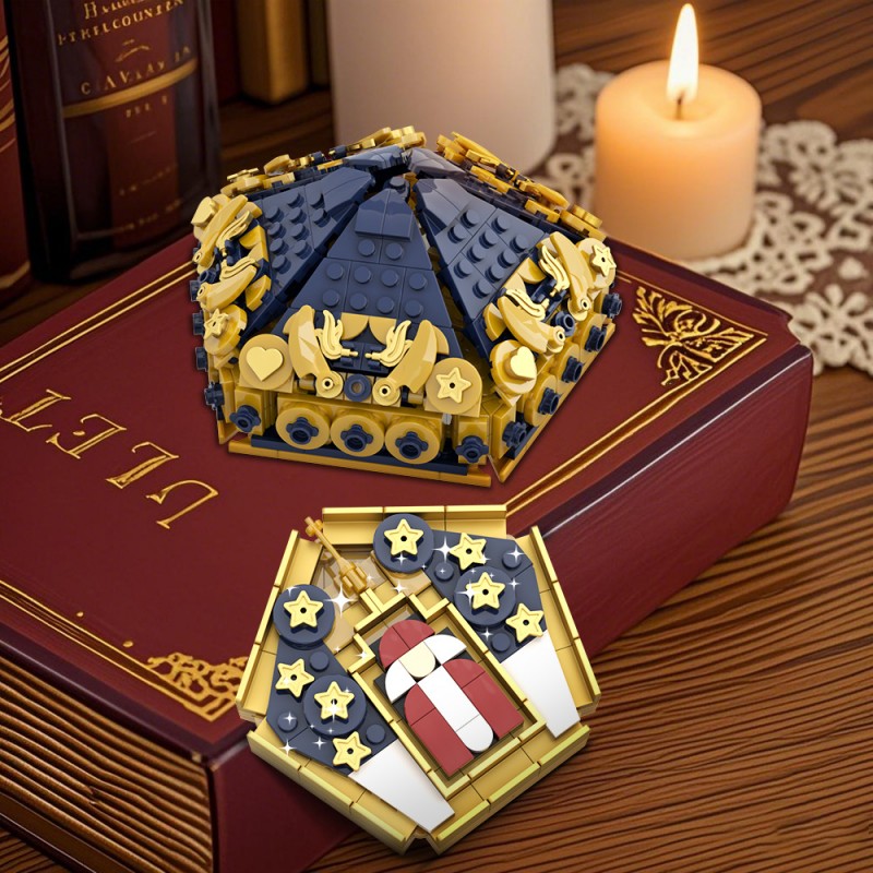 GOBRICKS MOC A2135Y01 Chocolate Frog card - YWOBB